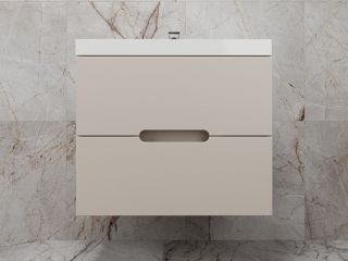 Тумба под раковину Style Line Матис 70 ЛС-00002309 подвесная крем